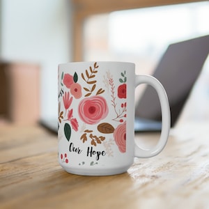 Catholic Mug Our Life our Sweetness and our Hope 15oz ceramic cup Catholic gift for her Mother Mary mug coffee mug
