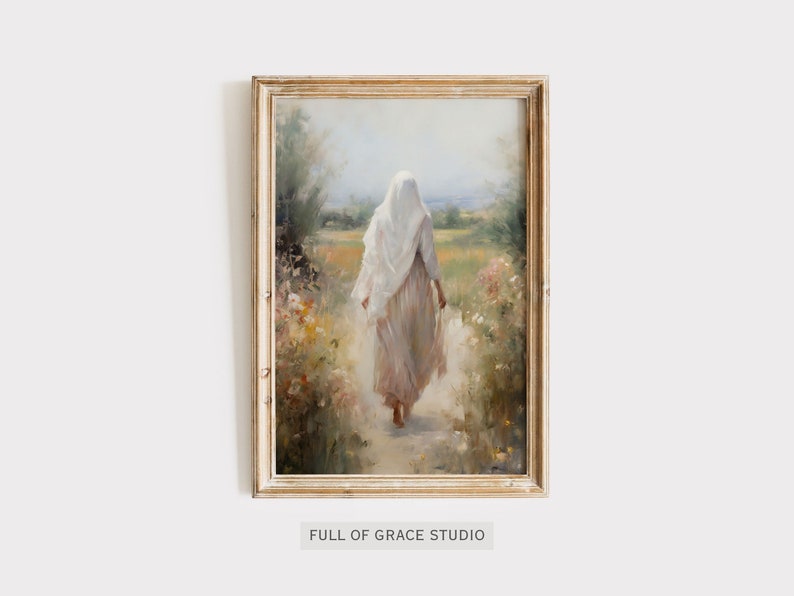 Mary Knows the Way Catholic Wall Art Mother Mary Home Decor Christian