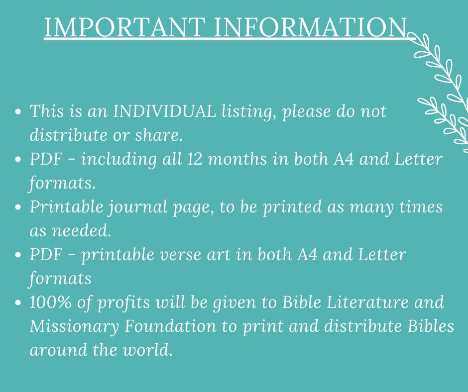 12 Month Scripture Writing Plan for 2025, Revive in '25! SHARING/GROUP ...