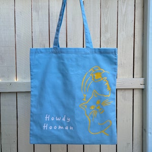 Howdy Hooman tote