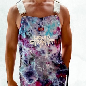 Tie Dye Dickies Overalls Custom EDM Artist image 1