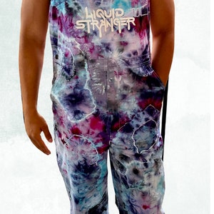 Tie Dye Dickies Overalls Custom EDM Artist image 3