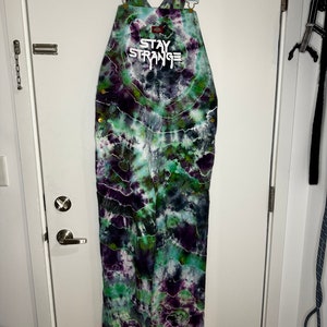 Tie Dye Dickies Overalls Custom EDM Artist image 6