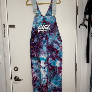 Tie Dye Dickies Overalls Custom EDM Artist image 7