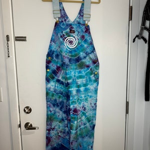 Tie Dye Dickies Overalls Custom EDM Artist image 9