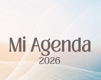 Mi Agenda Planner 2026 Spanish version