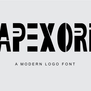 Apexori - Logo Fonts - Serif Font, Modern Font, Boho Font, Branding Font, Futuristic Font, Fonts for Cricut, Bohemian Fonts, Cricut Fonts