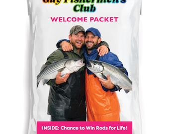 Prank Mail - Gay Fishermen Club, Anonymous Revenge Mailer, Gag Gift