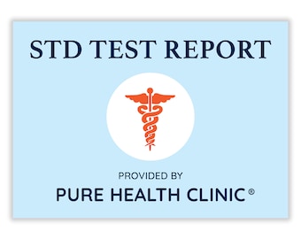 Prank Mail - STD Test Report Postcard - 100% Anonymous Sent Directly To Your Victim, Prank Gift, Gag Gift, Revenge Mail