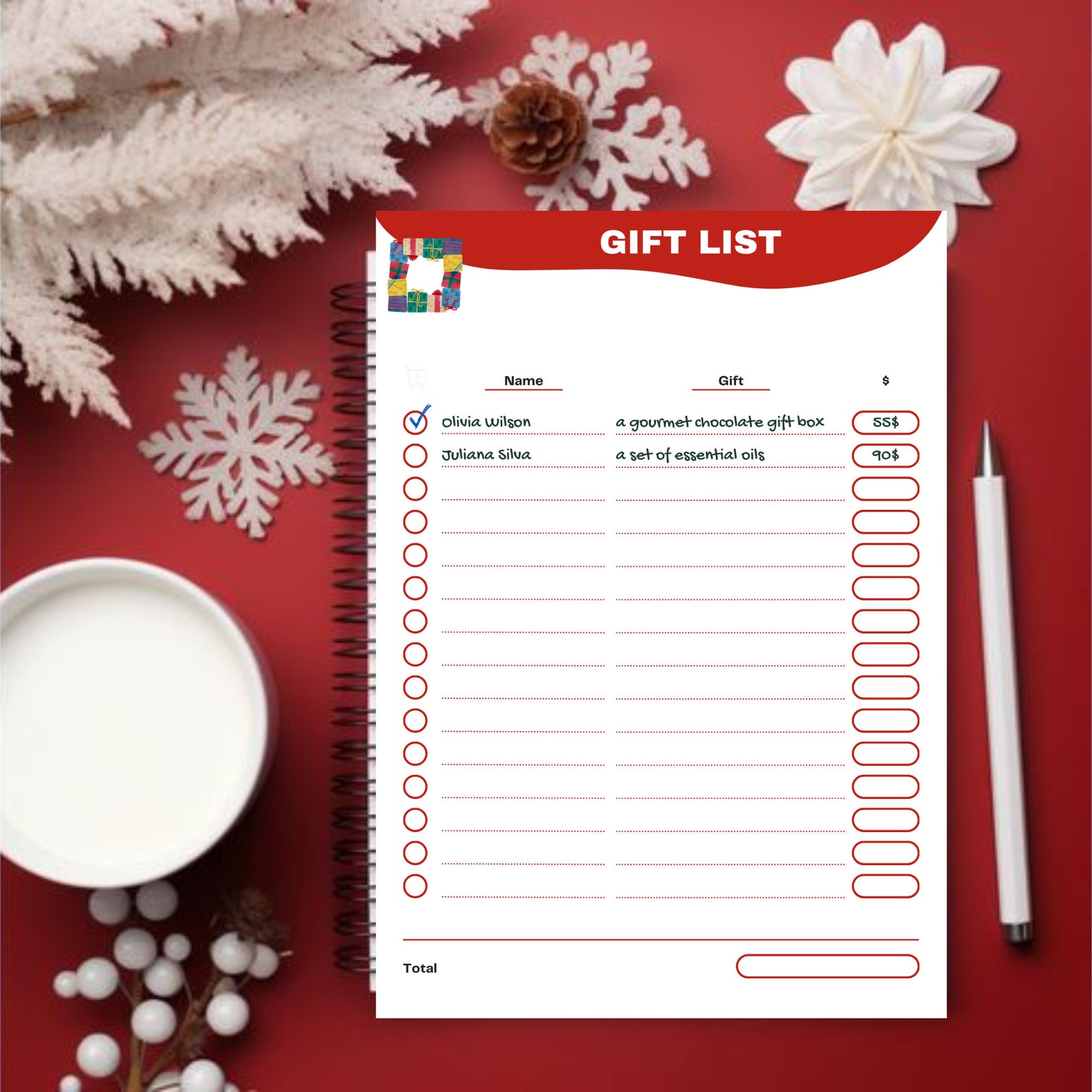 Printable Christmas Planner 2023 Holiday Organizer PDF Xmas To-do List ...