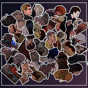 Dead By Daylight Esboçado em Adesivos de Perfil - Killer