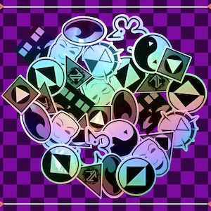 Monochrome ReBoot Stickers
