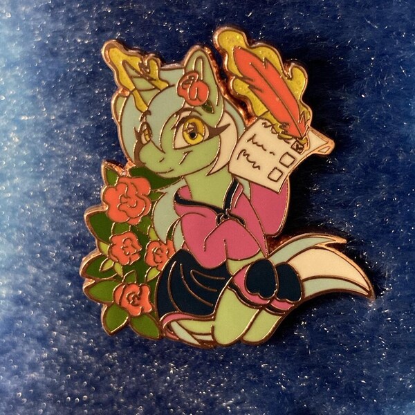 Lyra Enamel Pin