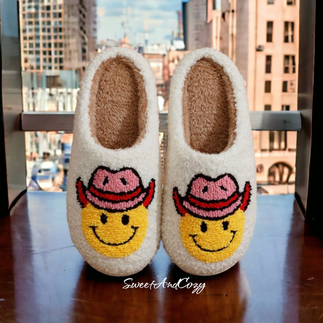 Fuzzy Slippers Cowgirl Boots