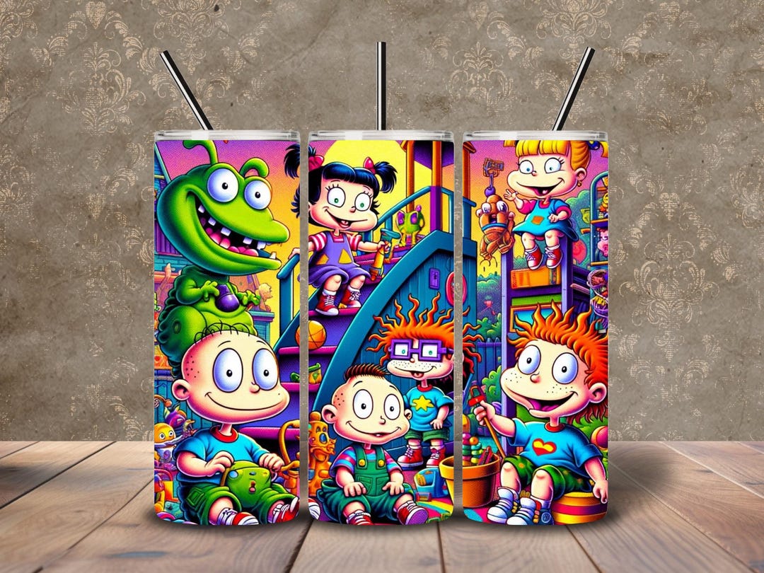 Gobelet Isotherme 20 Oz Rugrats / Nickelodeon - Acier Inoxydable - Sublimation - Neuf