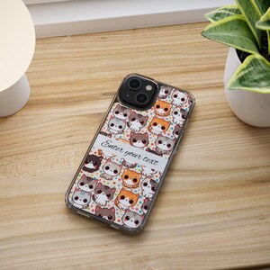Personalized Phone Cat Custom Text Cats Pattern Gift Cute Cat Lover Phone Cover Unique Cat Design with Your Message Cases For iPhone Samsung