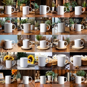 50 Mug MockUps Coffee Cup Mock up Bundle modern Mock Up Photograph Styled Stock Photo Template Couple Coffee Cup Mockup JPG Digital Download