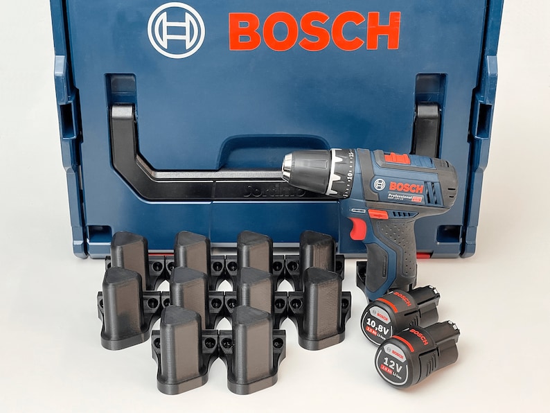 Tool Holder for Bosch Professional 12V & 10.8V Tools | Wall Mount Tool ...