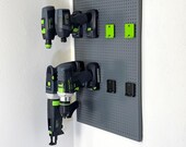 Tool Holders for Festool 18V Tools | Wall Mount for DIY, Workshop, Garage & Tool Van | Woodworking Tool Storage and Tool Wall Organization