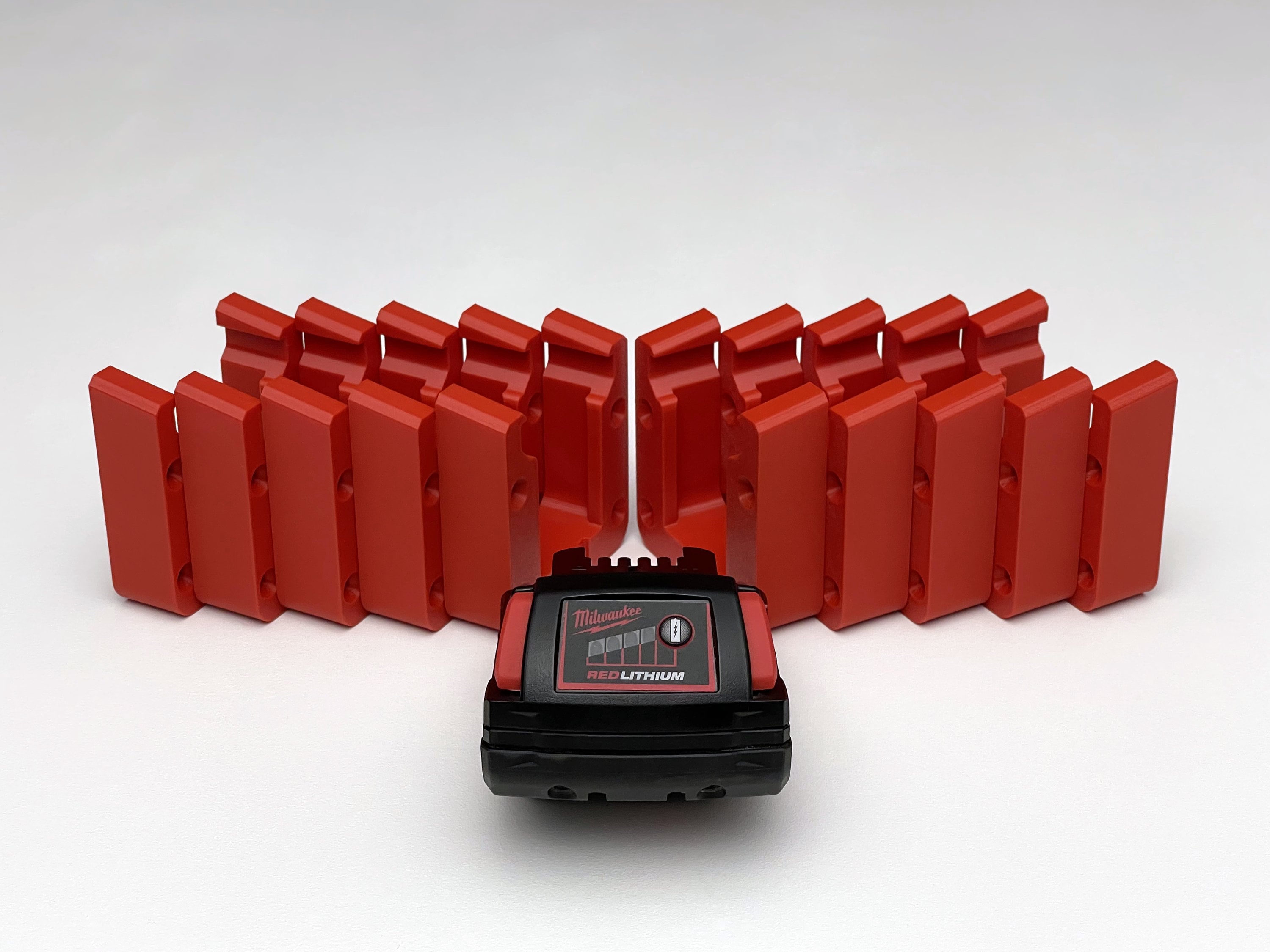 Battery Holder for Milwaukee M18 18v Batteries Organize Your
