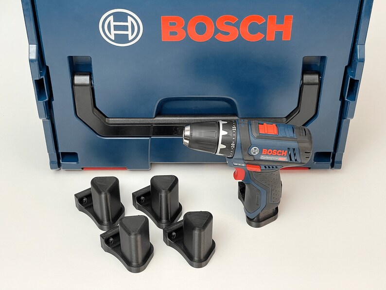 4pack Tool Holder for Bosch Professional 12V & 10.8V Tools Wall Mount