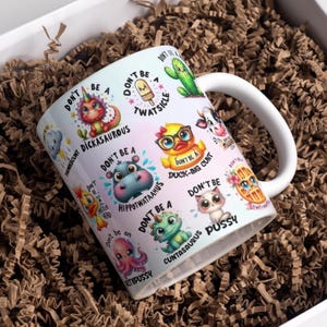 Sarcastic Affirmation Mug: Funny Coffee Cup Design (Digital Download)