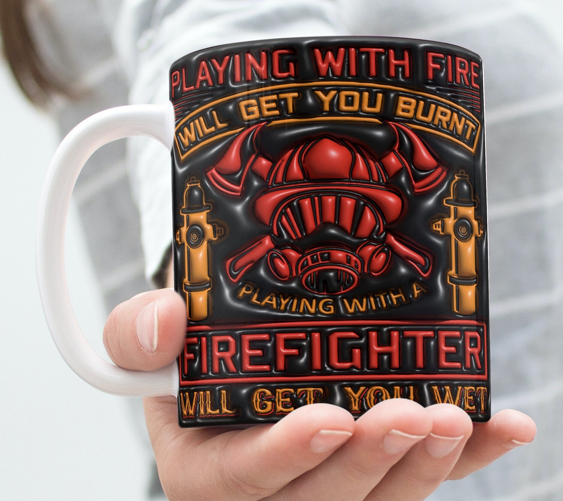 Firefighter Gifts Coffee Mugs For Men Gifts For Fire Fighter - Temu