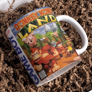King Kong Land Wrap Around Mug Design 11oz, 15oz, Sublimation, High-Quality PNG, Instant Digital Download