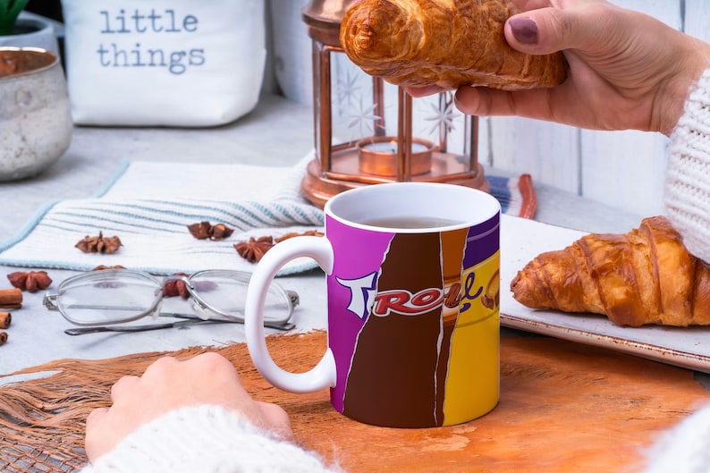 Candies and Chocolate Mug, 14 Digital Wrap Around Mug Design, Sublimation, 11oz & 15oz, Food, Chocolates, Candies, Funny Mug Designs image 8