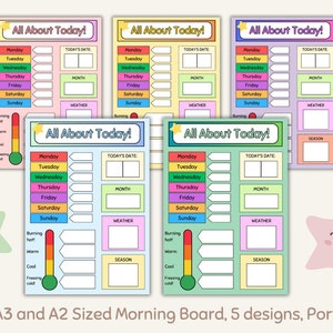 Today Chart | Morning Board | Focus Wall | Circle Time | Learning Wall ...