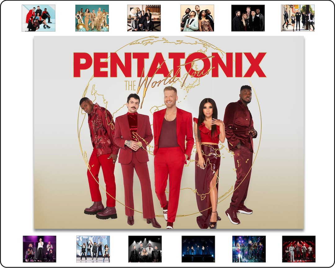 Pentatonix the World Tour 2024 Calendar Celebrity Calendar Etsy Australia