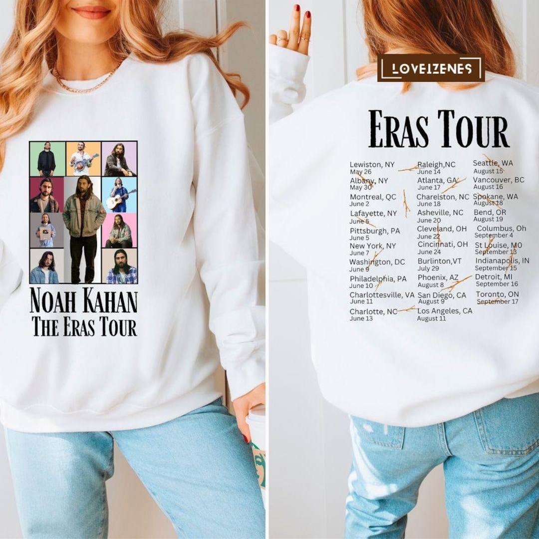 Noah Kahan Eras Tour Sweatshirt Noah Kahan Tour 2023 Shirt Etsy