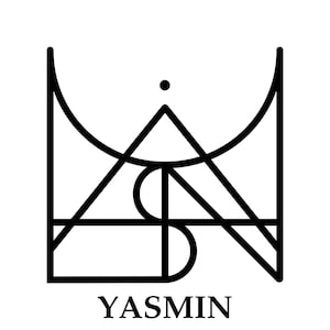 Personalized Name Logo Design: Minimalist Geometric Tattoo (SVG)
