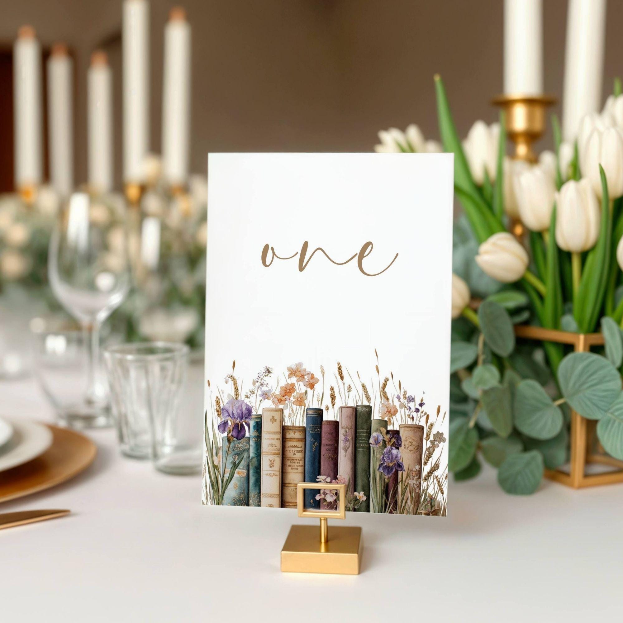Table Numbers Using Book Chapter Numbers New Chapter Begins Table Number Template: Storybook Sitting Sign ...