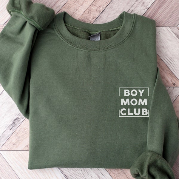 Boy Mom Sweatshirt crewneck, boy mom club, mom of boys sweatshirt, boy mama sweatshirt, boy mom sweater, Mothers Day Gift, Baby shower gift