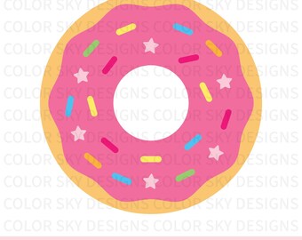 Donut SVG Design: Cut File for Cricut & Silhouette | Digital Download