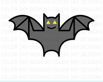 Bat SVG Halloween Cut File for Cricut & Silhouette | Digital Download
