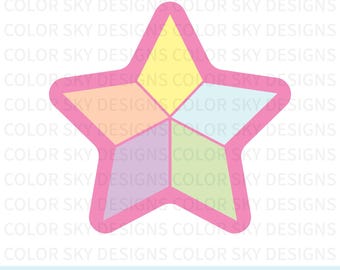 Star SVG Cut File for Cricut & Silhouette | Digital Download