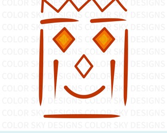Ghost Face SVG | Halloween Cut File for Cricut & Silhouette | Digital Download