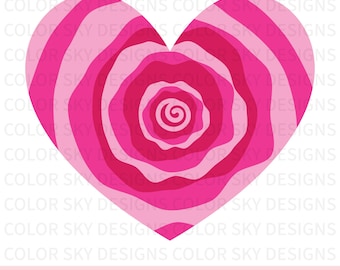 Heart SVG | Valentine SVG | Love PNG | Cut File for Cricut & Silhouette | Digital Download