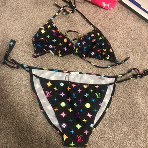 LOUIS VUITTON Vintage Monogram Multicolor Swimwear Bikini Set -  Israel