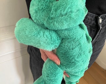 Niedlicher Plüsch Dino, weiches und flauschiges Stofftier, süßes Kuscheltier, besondere Geschenke, Geschenk zur Geburt, 34cm Dino Plüschtier