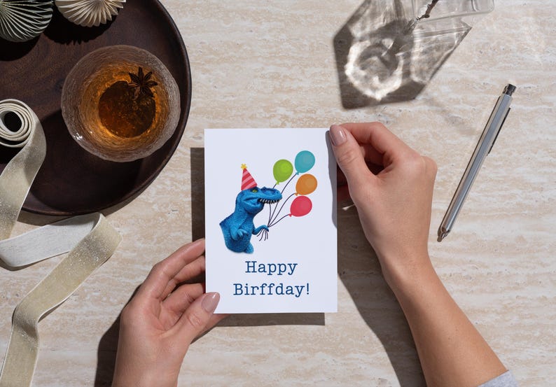 Funny printable birthday card | Dinosaur meme card | Happy Birthday template | Digital download image 4