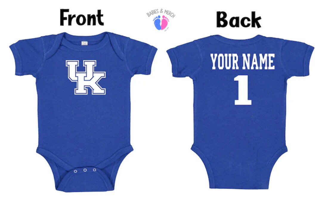 Kentucky Wildcats Basketball Baby Bodysuit Infant Basketball Etsy
