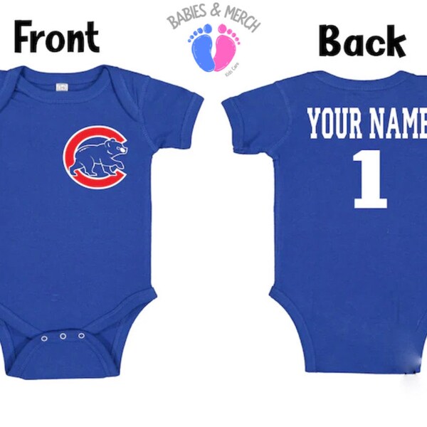 Chicago Cubs Baby Etsy