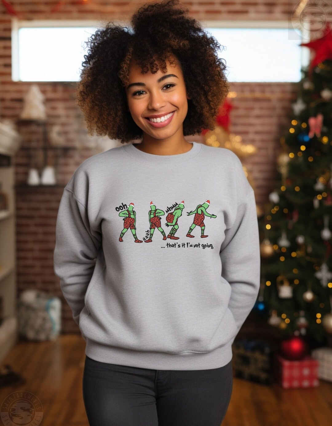 That's It I'm Not Going Funny Christmas Sweatshirt Etsy
