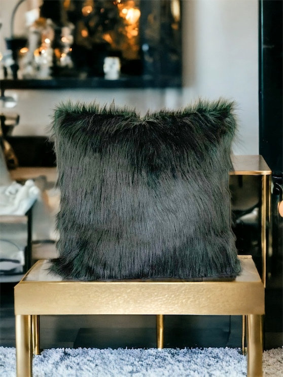 26x26 faux fur pillow cover online
