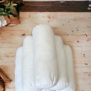 Cotton Bolster Pillow Insert,Decorative Pillow Insert,6 Insert,7 Insert,8 Insert,All Size Bolster Inserts image 2