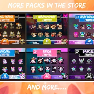 Custom Twitch Emotes Animated and Static, Personalized Emotes for ...