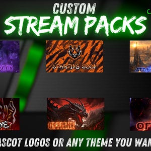 Custom design of Stream packs / Custom Streampacks / Overlay / Screens / Panels / Alerts / Webcams / Intermissions / Badges / Twitch